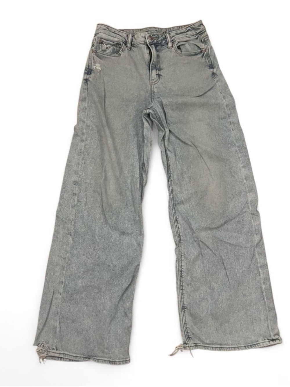 American Eagle Wide Leg blue Washed Denim Jeans